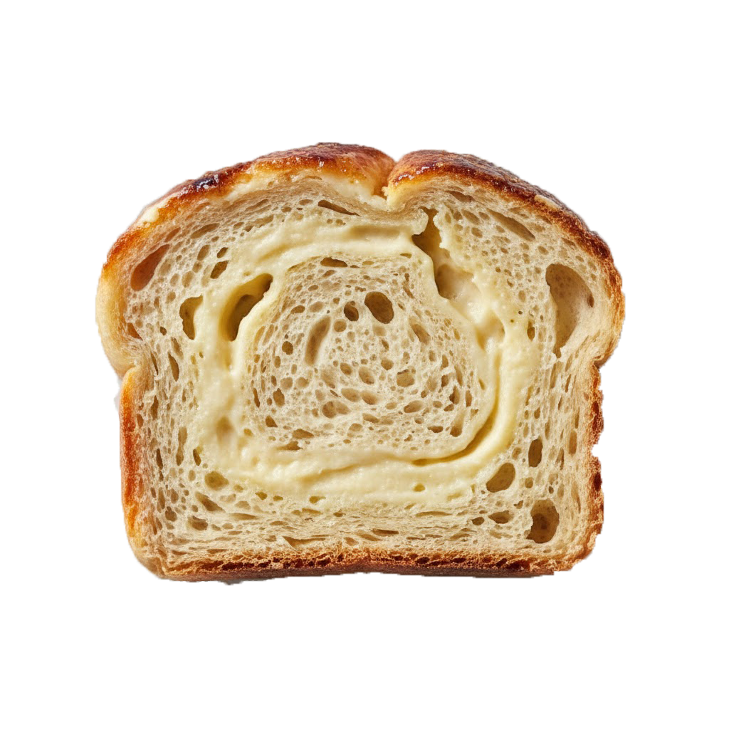 Creme brulee swirl bread